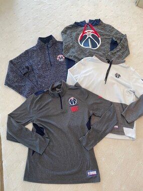 Washington Wizards – Lot of 4 Men’s Under Armour Hoodies & Quarter Zips - MEDIUM
